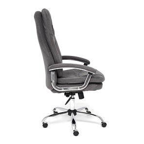 Офисное кресло SOFTY LUX флок, серый, арт.13591 в Чите - предосмотр 2