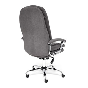 Офисное кресло SOFTY LUX флок, серый, арт.13591 в Чите - предосмотр 3