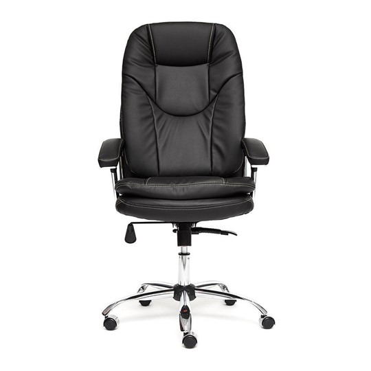 Офисное кресло SOFTY LUX кож/зам, черный, арт.12902 в Чите - изображение 2