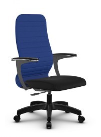 Офисное кресло SU-CU160-10P PL синий/черный в Чите