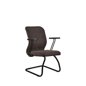 Кресло офисное SU-Mr-4/подл.109/осн.008 темно-коричневый в Чите