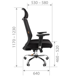 Офисное кресло CHAIRMAN 555 LUX в Чите - предосмотр 5