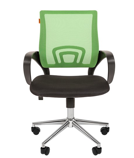 Кресло компьютерное CHAIRMAN 696 CHROME Сетка TWA-31 (зеленый) в Чите - изображение 2