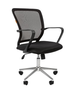 Офисное кресло CHAIRMAN 698 CHROME new Сетка TW-01 (черная) в Чите