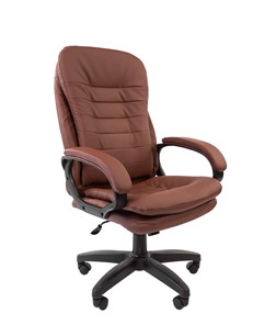 Компьютерное кресло CHAIRMAN 795 LT, экокожа, цвет коричневый в Чите