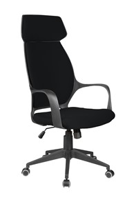 Компьютерное кресло Riva Chair 7272 (Черный/черный) в Чите