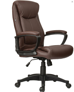 Офисное кресло Brabix BRABIX "Enter EX-511", экокожа, коричневое, 531163 в Чите