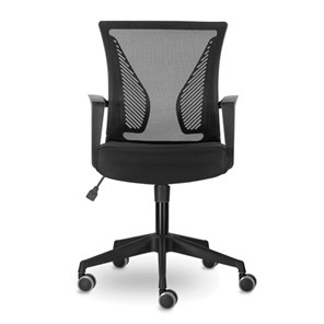 Кресло офисное Brabix Wings MG-309 (пластик черный, сетка, черное) 532015 в Чите