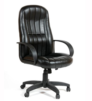 Офисное кресло CHAIRMAN 685, экокожа, цвет черный в Чите - изображение