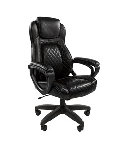 Офисное кресло CHAIRMAN 432, экокожа, цвет черный в Чите