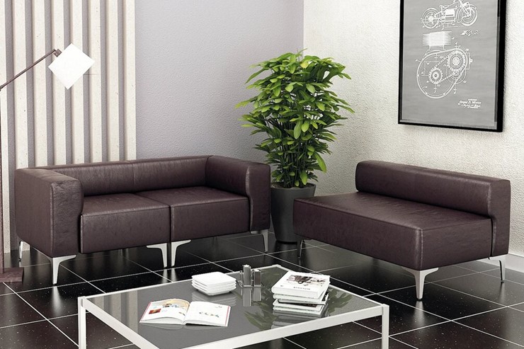 Модульный диван в офис Альфа №1 в Чите - изображение 6