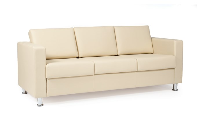 Офисный диван Симпл трехместный, экокожа в Чите - изображение 1
