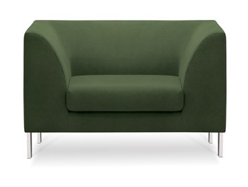Кресло офисное Сиеста, ткань Сахара / зеленая С39 в Чите