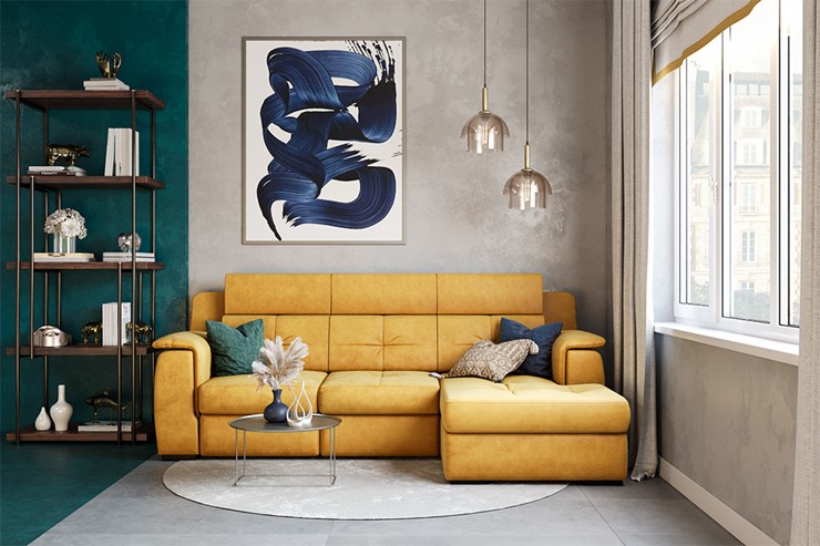 Угловой диван Бруклин с оттоманкой в Чите - изображение 7