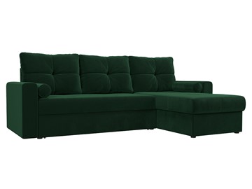 Угловой диван Верона, Зеленый (Велюр) в Чите