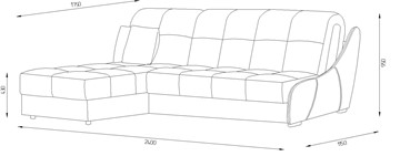 Угловой диван Токио (ППУ) в Чите - предосмотр 1