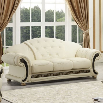 Прямой диван Versace (3-х местный) white в Чите - изображение