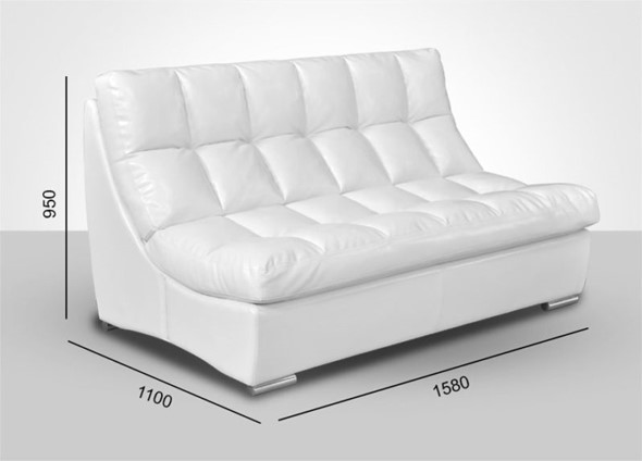 Прямой диван Брайтон с механизмом в Чите - изображение