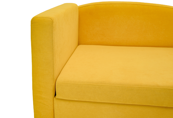 Мягкий диван левый Тедди желтый в Чите - изображение 2