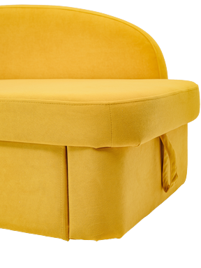 Мягкий диван левый Тедди желтый в Чите - изображение 3