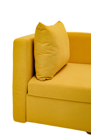 Мягкий диван левый Тедди желтый в Чите - изображение 5