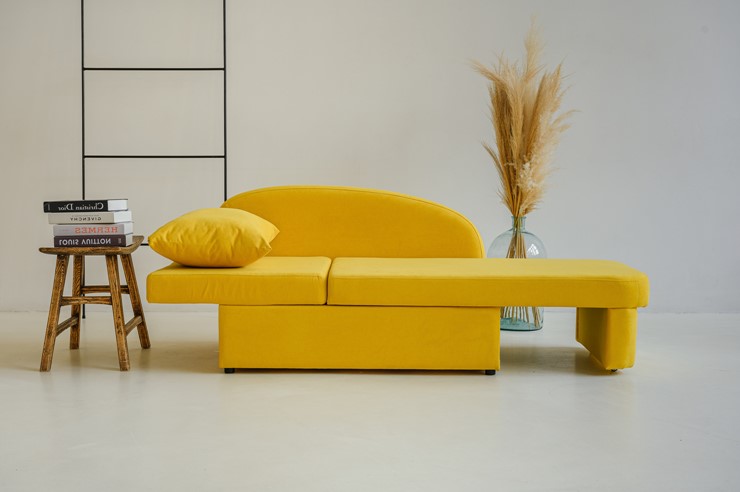 Мягкий диван левый Тедди желтый в Чите - изображение 20