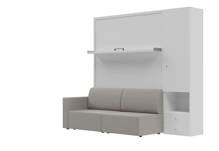 Диван Кровать-трансформер Smart (КД 1400+ШП), шкаф правый, левый подлокотник в Чите - изображение 2