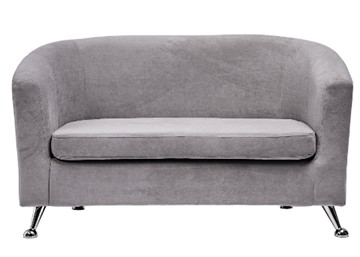 Прямой диван Брамс 2Д серый в Чите