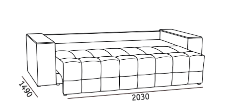 Прямой диван Элегант БД 2022 в Чите - изображение 5