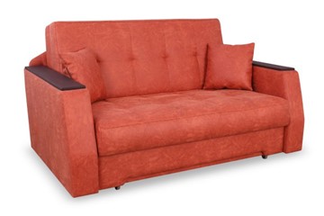 Прямой диван Лео-4 двухместный, НПБ (с накладками на подлокотниках) в Чите