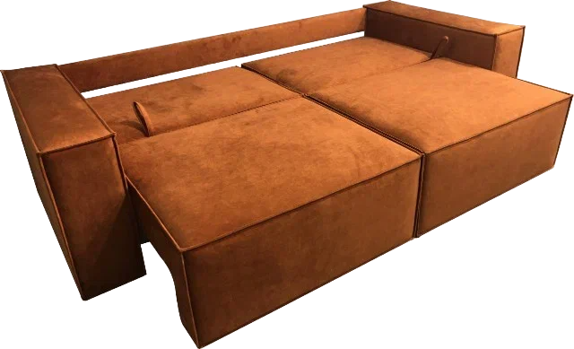 Прямой диван Лофт БЛ2-БП2 (НПБ/Еврокнижка) в Чите - изображение 3