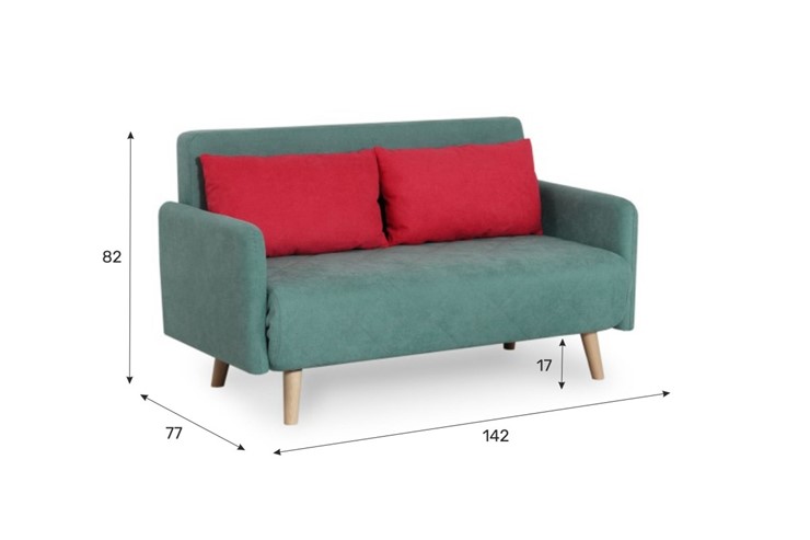 Компактный диван Юта ДК-1000 (диван-кровать с подлокотниками) в Чите - изображение 5
