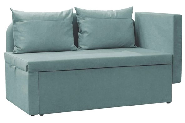 Прямой диван Мирка, newtone aqua blue в Чите - изображение