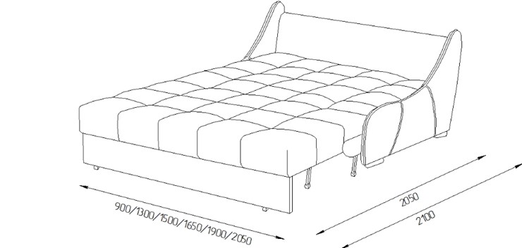 Прямой диван Токио 190 (НПБ) в Чите - изображение 3