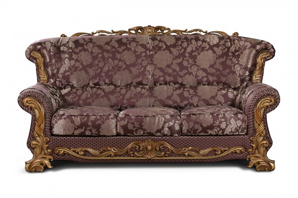 Прямой диван Барокко 2, ДБ3 в Чите - изображение