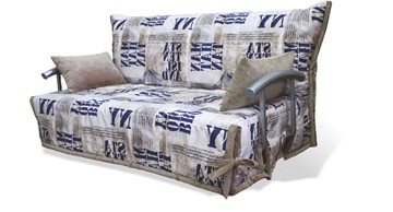 Прямой диван Аккордеон с боковинами, спальное место 1400 в Чите - предосмотр