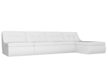 Модульный раскладной диван Холидей, Белый (экокожа) в Чите
