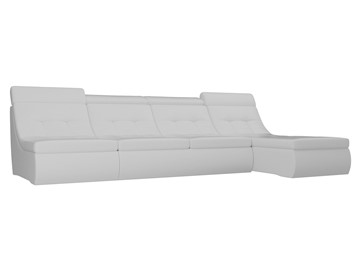 Большой модульный диван Холидей люкс, Белый (экокожа) в Чите