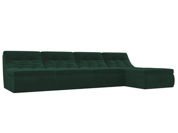 Модульный раскладной диван Холидей, Зеленый (велюр) в Чите