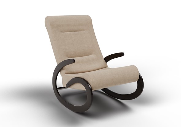 Кресло-качалка Мальта, ткань AMIGo песок 10-Т-П в Чите - изображение