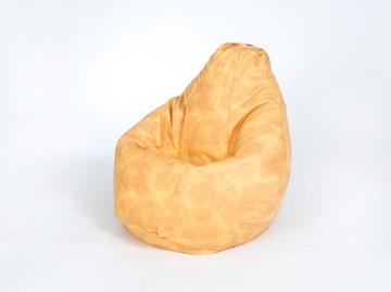 Кресло-мешок Груша большое, жаккард, песок в Чите