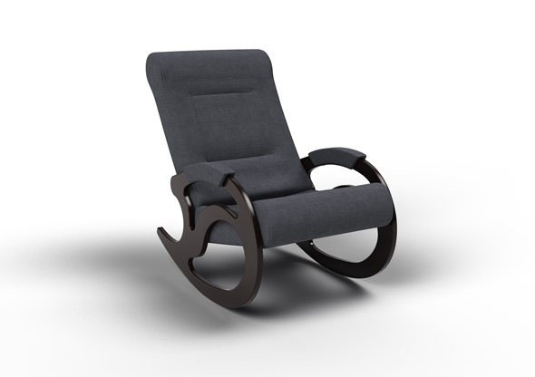 Кресло-качалка Вилла, ткань графит 11-Т-ГР в Чите - изображение