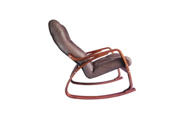 Кресло-качалка Гранд, замша шоколад в Чите - предосмотр 1
