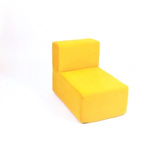 Кресло Тетрис 50х80х60, желтое в Чите