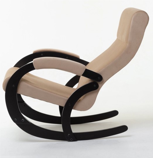 Кресло-качалка в гостиную Корсика, ткань Amigo Beige 34-Т-AB в Чите - изображение 1