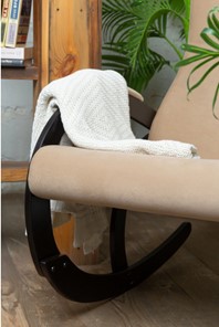 Кресло-качалка в гостиную Корсика, ткань Amigo Beige 34-Т-AB в Чите - предосмотр 5