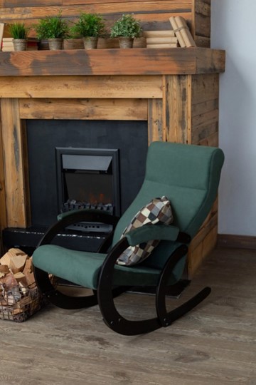 Кресло-качалка Корсика, ткань Amigo Green 34-Т-AG в Чите - изображение 7