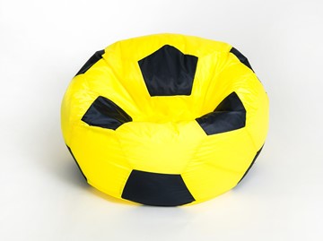 Кресло-мешок Мяч большой, желто-черный в Чите
