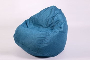 Кресло-мешок Юниор, рогожка синий в Чите