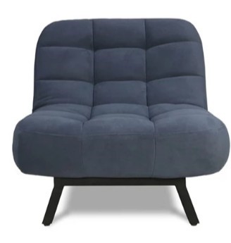 Кресло для сна Абри опора металл (синий) в Чите - изображение 1